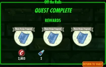 Engl. Anzeige der Belohnungen