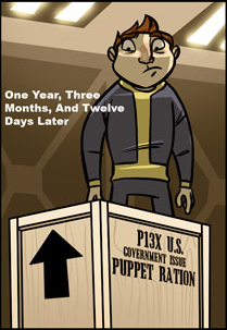 Vault Boy 101 Hand Puppet