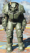 X-01 power armor with the paint scheme