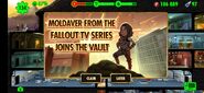 Promo image introducing Moldaver in Fallout Shelter