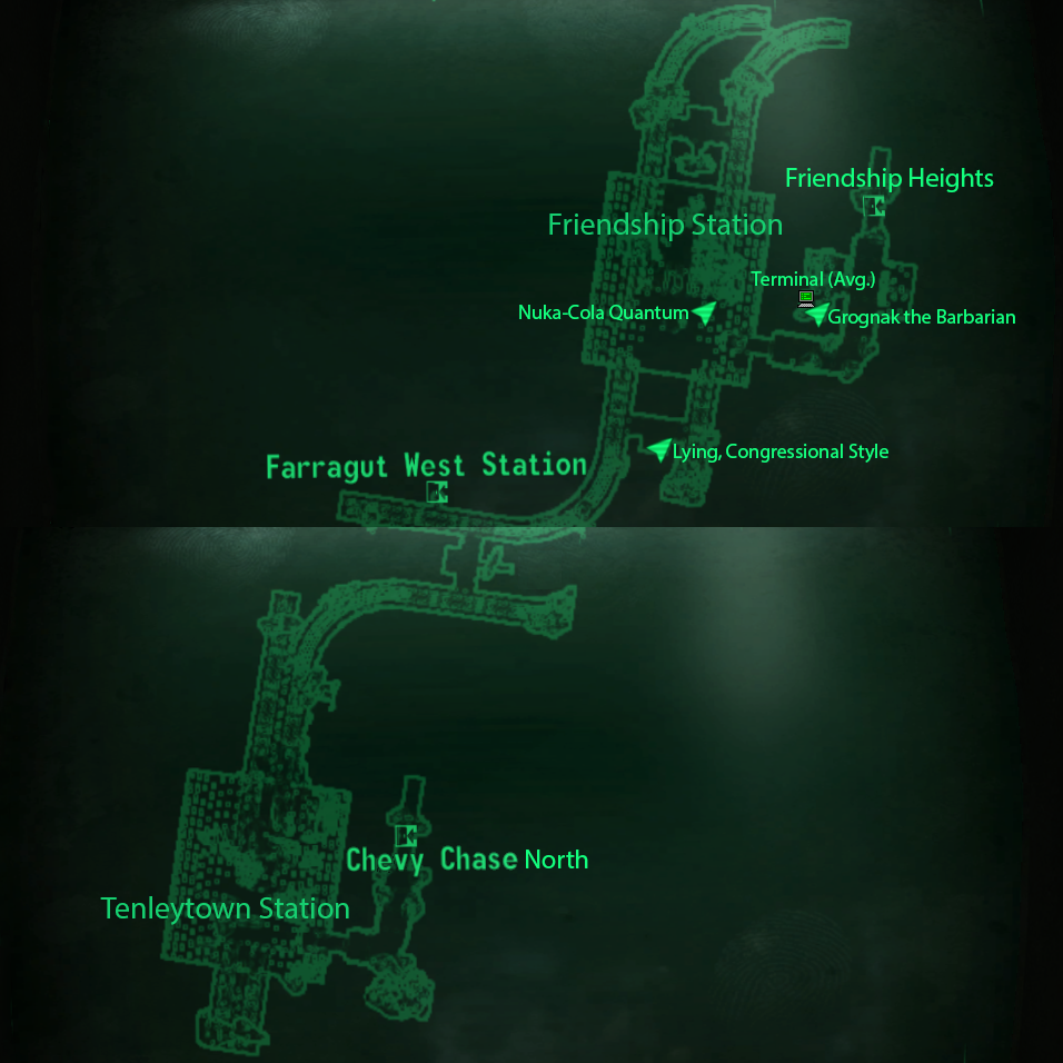 DCTA Metro map, Fallout Wiki