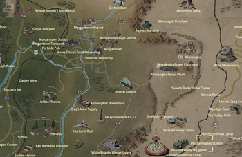 Pleasant Valley Station map