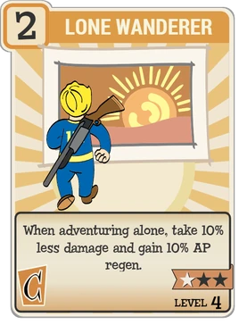 FO76 Lone Wanderer perk