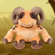 The giant sheepsquatch plush, as seen in the Bethesda gear store