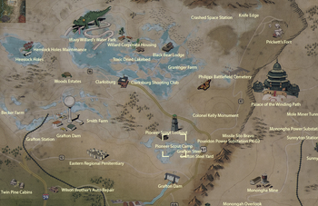 Pioneer Scout Camp map