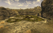 A wrecked Highwayman in Fallout: New Vegas