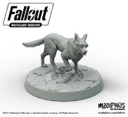 Dogmeat with goggles figurine