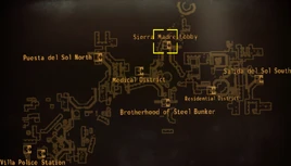 DM Sierra Madre hotel map