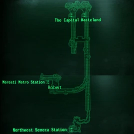 Meresti service tunnel map