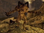 Rawr, um deathclaw único em Lonesome Road