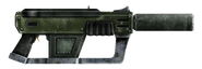 12.7mm SMG with the silencer modification