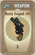 Rusty scoped .44 card
