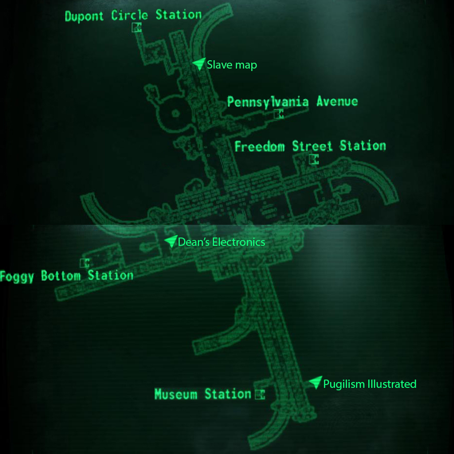 Fallout 3 Detailed Metro Map : u/greypilgrim228