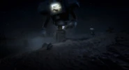 Victor salvando al Mensajero en el trailer de Fallout: New Vegas