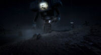 Victor rescuing the Courier in the Fallout: New Vegas trailer