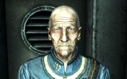 The overseer Stanislaus Braun from Vault 112 in Fallout 3