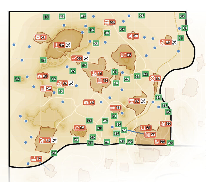 FO4 Lexington and Northwest Commonwealth map