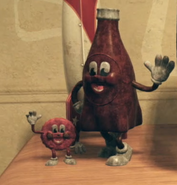 Bottle and Cappy from the Fallout 76 teaser trailer