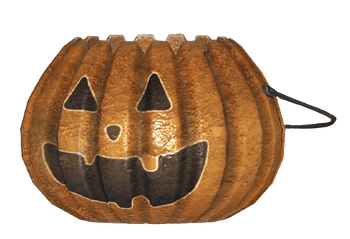 FO76 Halloween pumpkin bucket