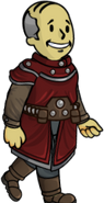 Scribe Rothchild wearing Scribe Rothchild's robe