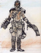 Raider sadist armor concept art