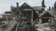 The fountain at Ingram Mansion