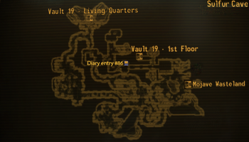 Vault 19 sulfur caves map