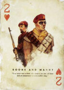 Boone, together with Manny Vargas on the playing card