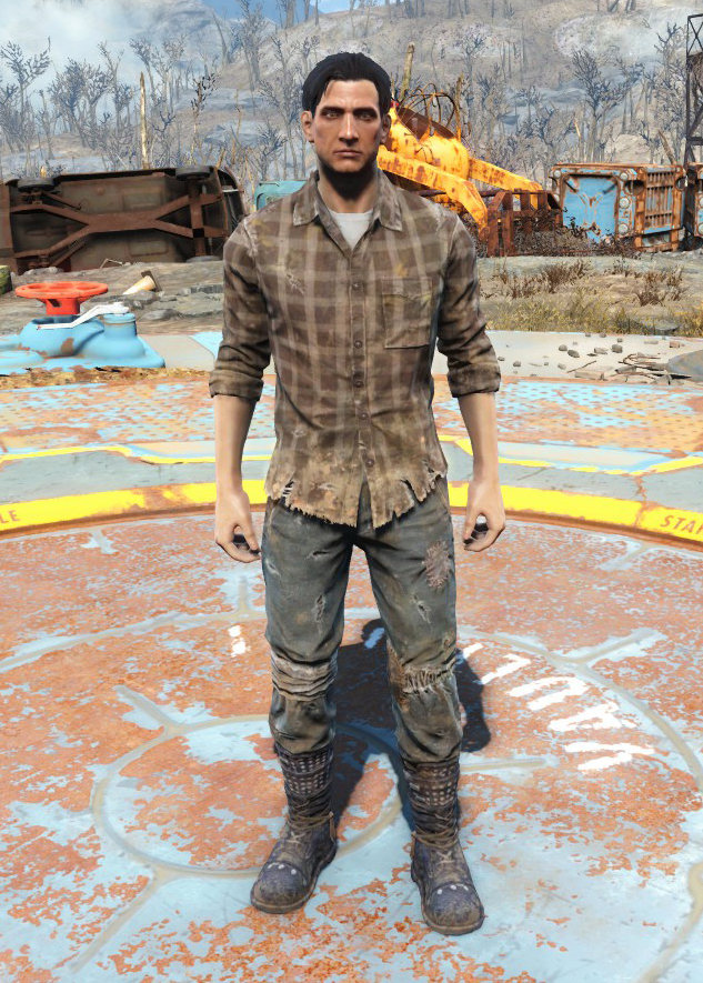 Flannel shirt and jeans (Fallout 4 