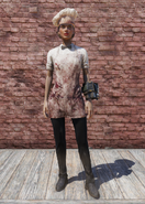 FO76 Bloody Chef Outfit with Hat Female