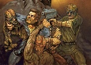 Lobotomisierte in einem Ladebildschirm von Fallout.