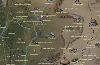 Morgantown map