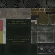 The un-wrapped texture of C-4, showing the full text.