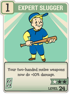 FO76 Expert Slugger perk