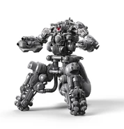 Sentry bot render no armor frontal view