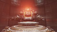 The Guardian with its light on