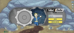 Fallout Shelter Online title screen