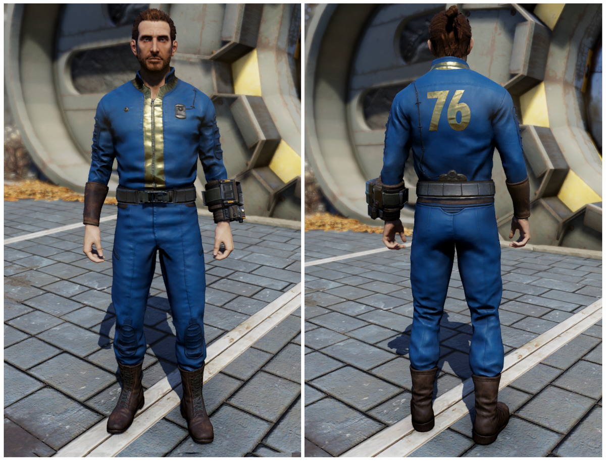 Fallout 4 vault suit with armor фото 107
