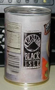 Black Isle Studios logo on "gecko in a can"