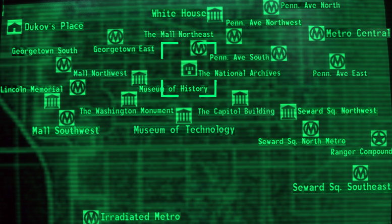 Фоллаут 3 архив келлеров карта