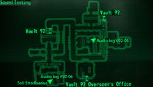 Vault 92 sound testing loc map