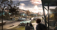 Fallout 4 concept art at E3 2015