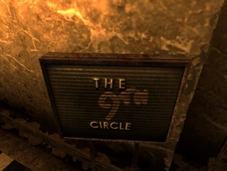 FO3 The Ninth Circle sign