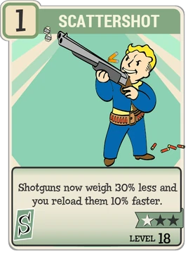 FO76 Scattershot perk