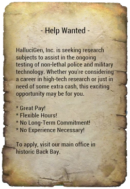 Help wanted!