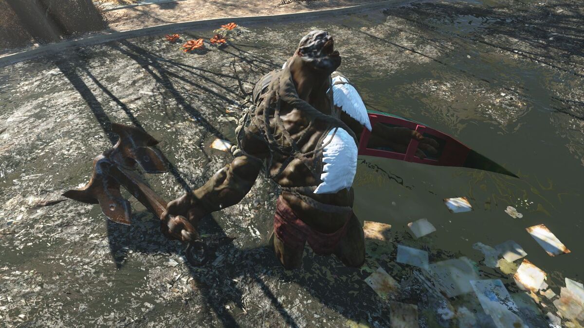 Fallout 4 лодка лебедь фото 6
