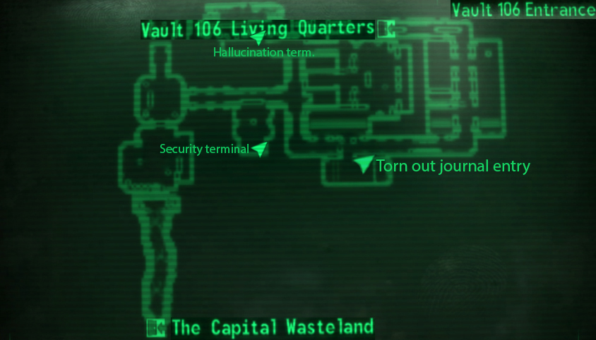 vault 101 map