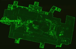 Old North Church local map