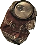 Cans of Nuka-Cola were popular in the Midwest and were the source of 