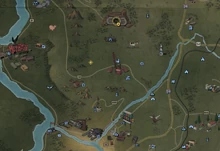 Старое месторасположение тела на карте